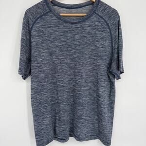 Lululemon Top Men’s XL Metal Vent Tech Blue Active Workout Active Running